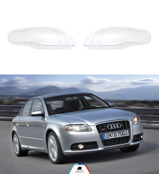 Headlight Lens covers for Audi A4 B7 (2004-2008)