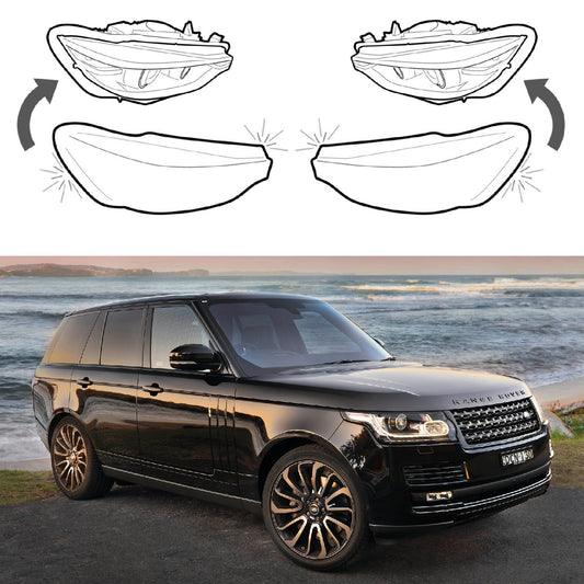 Headlight Lens covers for Range Rover Vogue L405 (2013-2017)