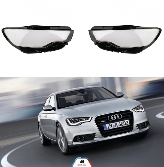 Headlight Lens covers for Audi A6 C7 4G (2011-2015)