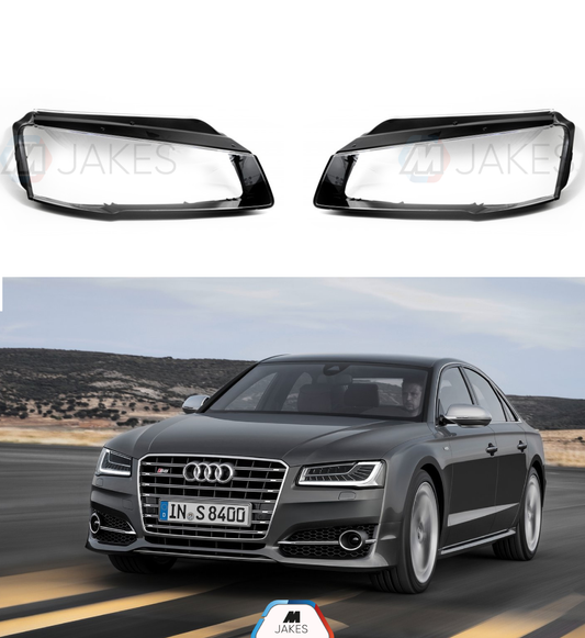 Headlight Lens covers for Audi A8 D4 (2013-2017) Facelift