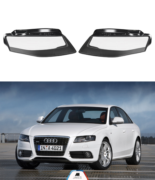 Headlight Lens covers for Audi A4 B8 (2008-2011)