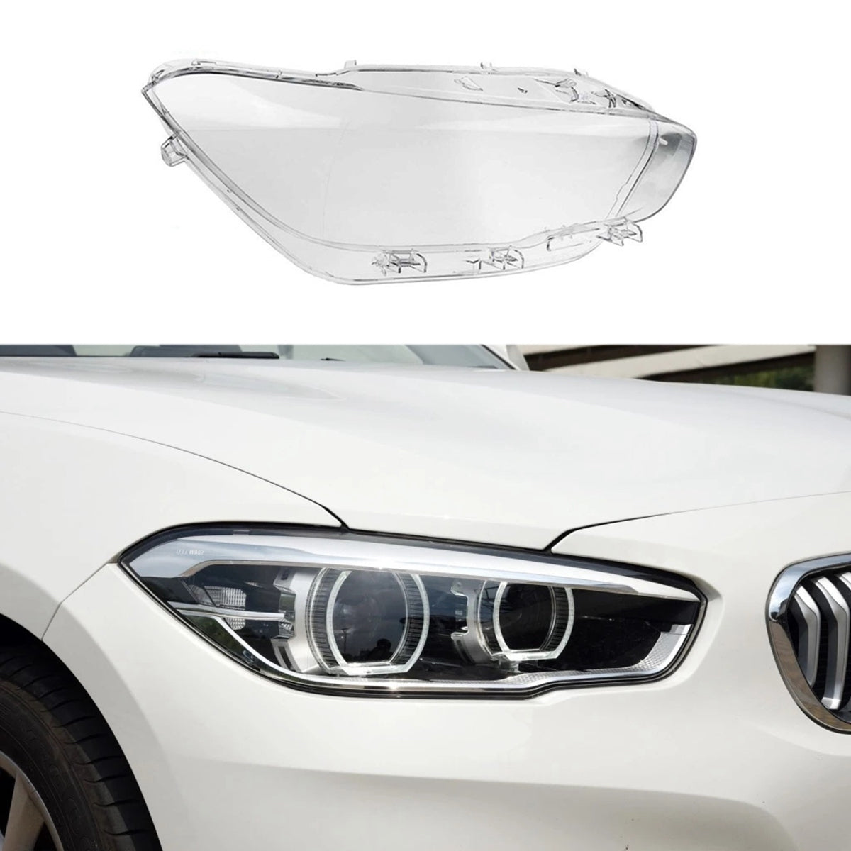 Headlight Lens covers for BMW 1 F20/F21 (2016-2019) Facelift