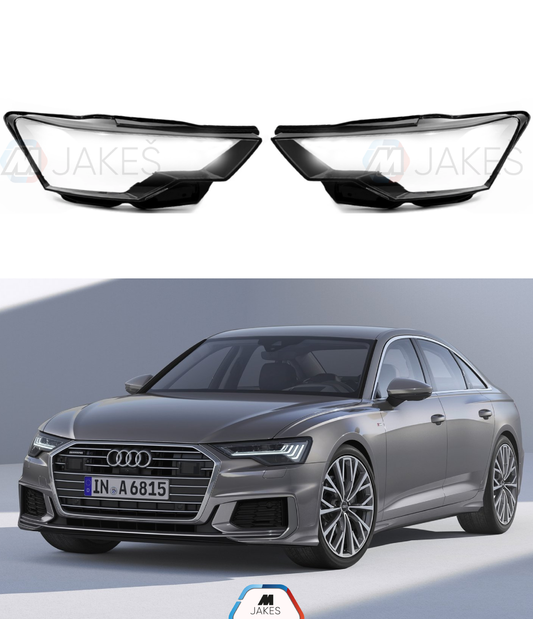 Headlight Lens covers for Audi A6 C8 S6 (2018-2023)