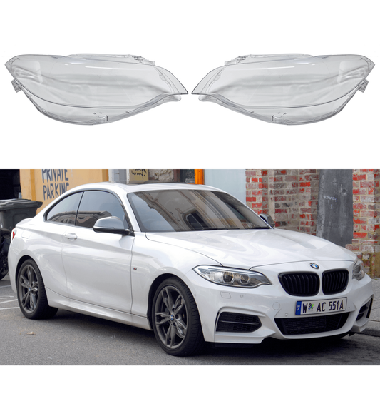 Headlight Lens covers for BMW 2 F22 F23 F87 M2 (2014-2017)