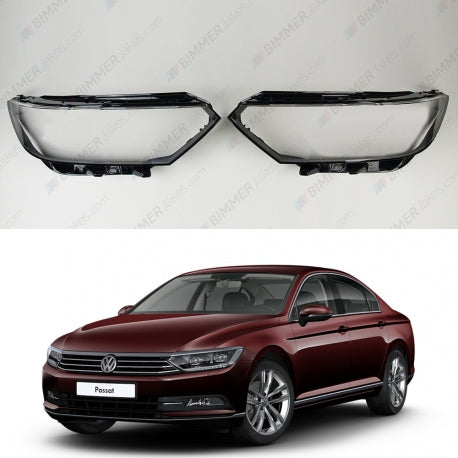 Headlight Lens covers for Volkswagen Passat B8 (2015-2018)